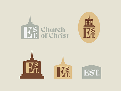 Exchange Street badge brand design icon identity logo type