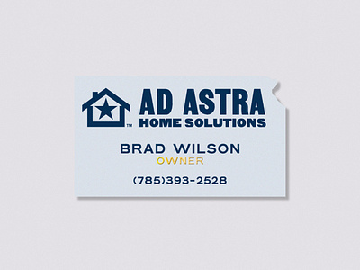 Ad Astra biz card badge branding business card design icon identity kansas lettering logo type