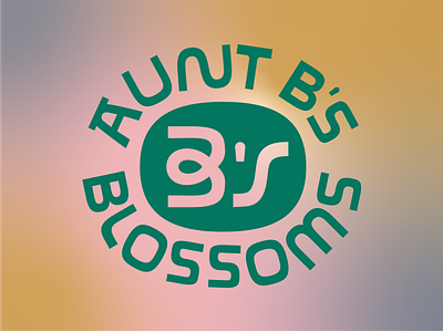 Aunt B's Monogram Mark badge brand branding design font icon illustration lettering linework logo monogram type
