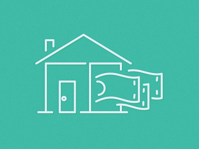 Rent I Pay house icon money