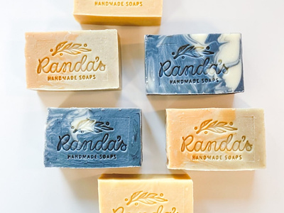 Randa's Handmade Soaps beauty products branding design health and beauty identity illustration lettering logo shampoo soap type typography wordmark