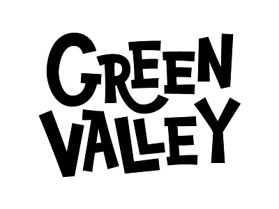 Green Valley logo type