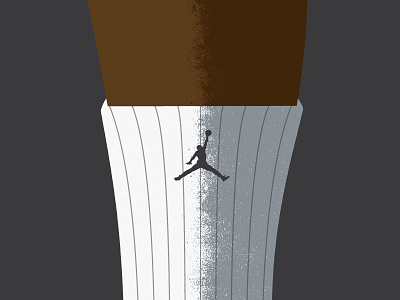 Air Jordan Socks illustration socktober