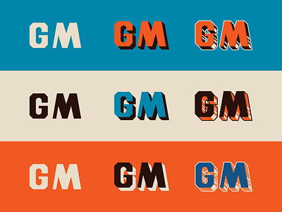 Garbage Mouth monogram badge brand branding cookies design food identity illustration lettering linework logo monogram type vector