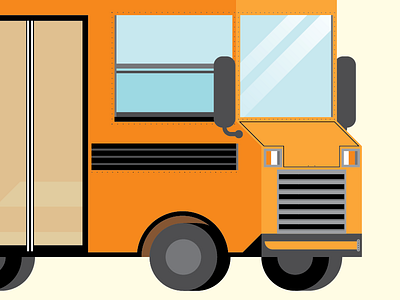Bus illustration school