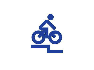 Step Down Bike Co. bicycle shop logo