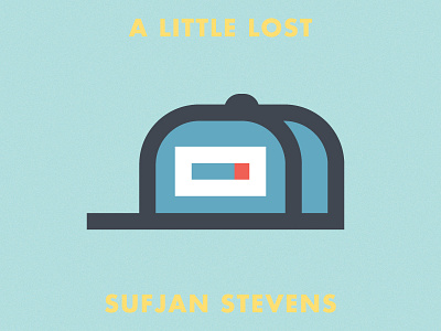 A Little Lost album cover arthur russell illustration single sufjan stevens