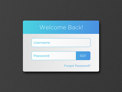 Login modal password signin ui ux window