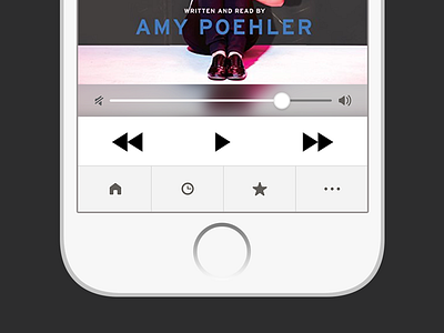 Audible Player app audio ios mobile ui ux