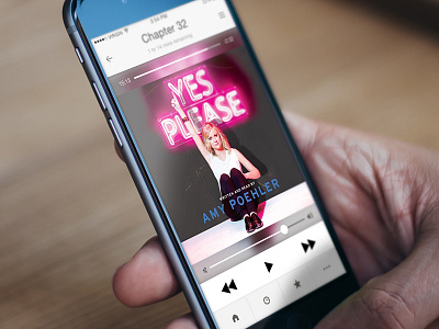 Audible Redesign app audio book ios iphone mobile mockup ui ux