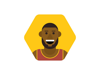 The King basketball cleveland illustration lebron nba