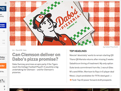 Clemson's Pizza Party espn football