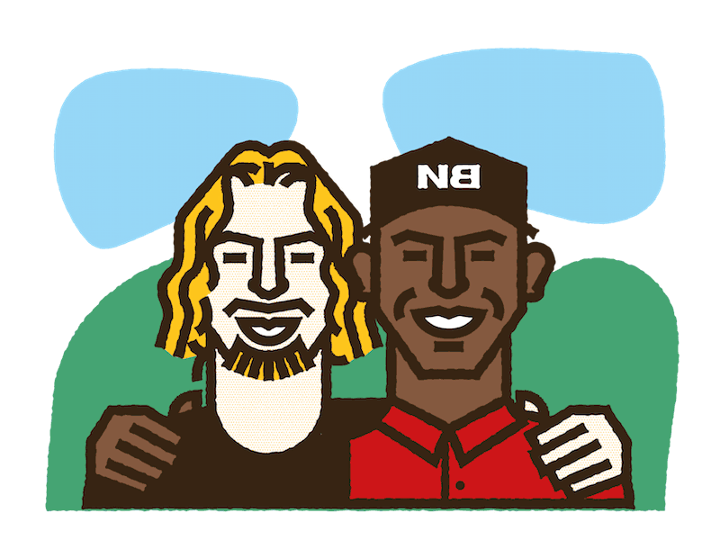 Tiger At 40 espn golf illustration nickelback