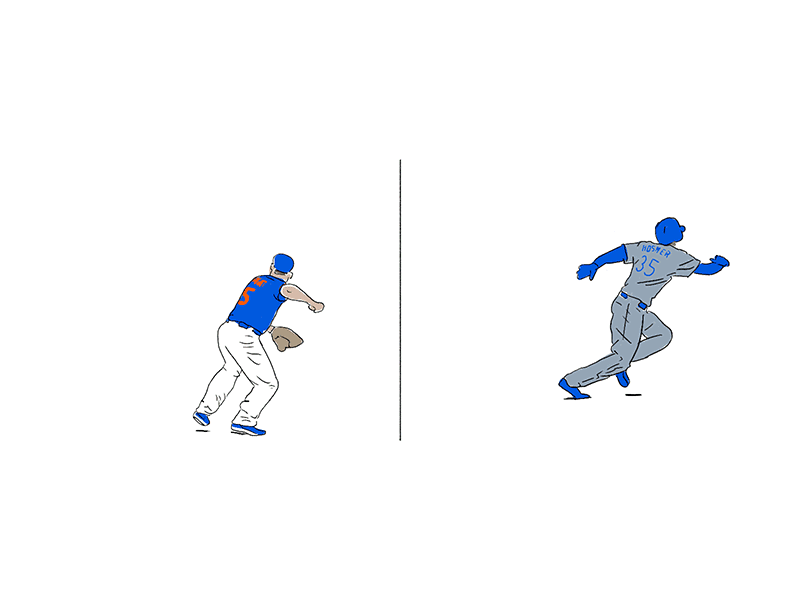 Hosmer's Mad Dash animation baseball mets mlb royals world series