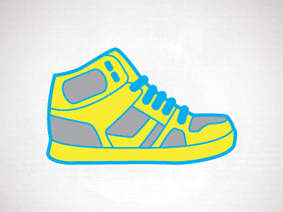 Shoe high illustration kicks osiris pumped shoe sneaker top up