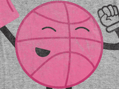 Ball Boy (a dribbble thank you) ball boy design dribbble illustration t shirt thank you