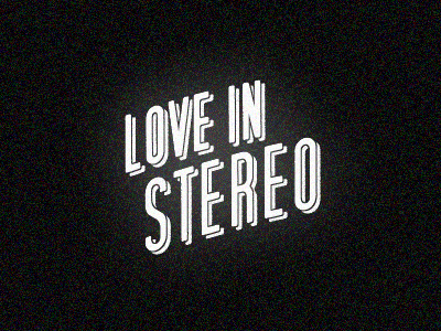 Love In Stereo logo nonprofit type