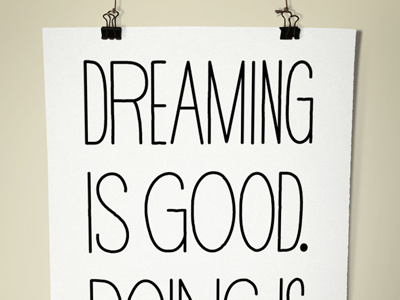 Dreaming Or Doing