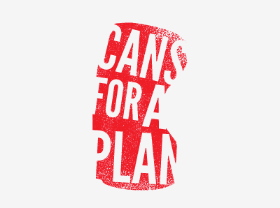 Cans 4 A Plan logo pop soda type