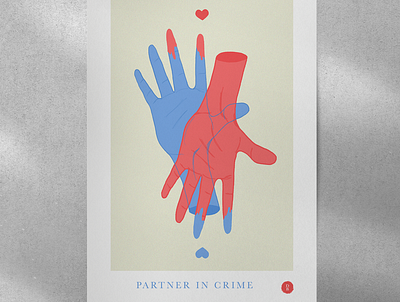 Partner in Crime couple illustration gift graphic design illustration love illustration valentines day