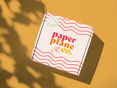Paper Plane Co. Branding brand design branding gift graphic design illustration logo valentines day
