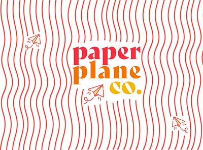Paper Plane Co. Branding brand design branding design graphic design illustration logo