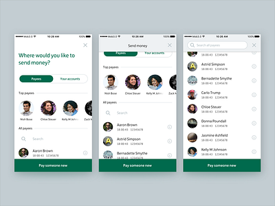 Lloyds Mobile Payments banking fintech mobile app mobile design mobile ui payments