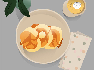 Pancake illustation