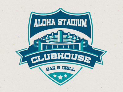 Aloha Stadium Clubhouse bar identity sports stadium