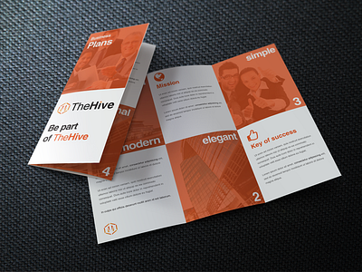 TheHive brochure #1 by Luka Cvetinovic 👻 on Dribbble