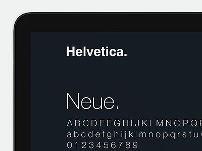 Helvetica - Unofficial Website - WIP