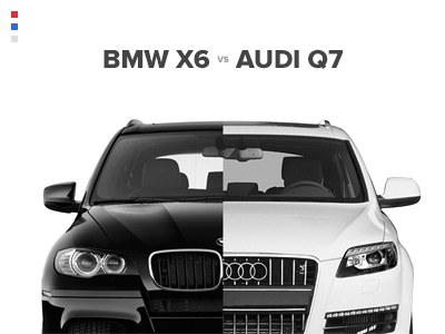 BMW X6 vs AUDI Q7 - Merging Unmergeable audi bmw comparison front merge q7 view x6