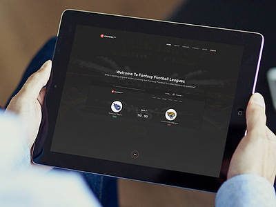 Fantasy Football Website Design #2