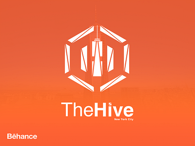 TheHive - Logo Design agency bee creative design elegant hexagon hive honey logo minimal modern wax