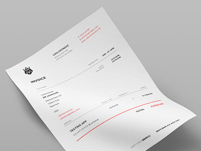 Invoice design