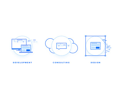 Services - Custom Icons consulting custom design development icon mobile services ui ux wireframe