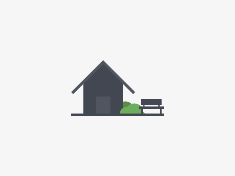 Real Estate Illustration ai appartment environment estate family flat house icon illustration minimal ps real