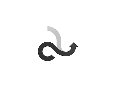 aData Symbol a ad ao arrow da data direction infinity logo monogram move oa processing road symbol turn