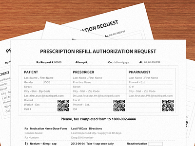 Prescription Authorization Request - Medical