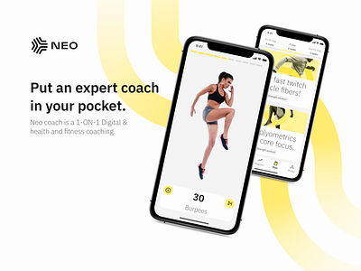 Neo Coach — From concept to MVP in 30 days! (no code) design interface lean ux minimal mvp product prototype ui uiux ux