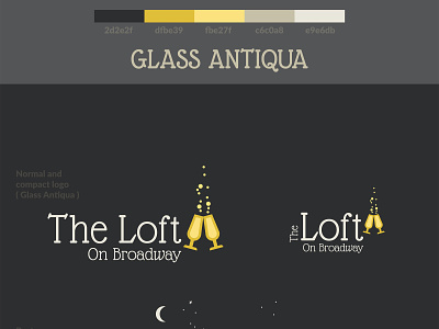 The Loft On Broadway branding graphic design illustration logo typography ui ux visual design