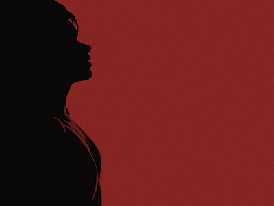 Girl on Red by Roman Prosvirin on Dribbble