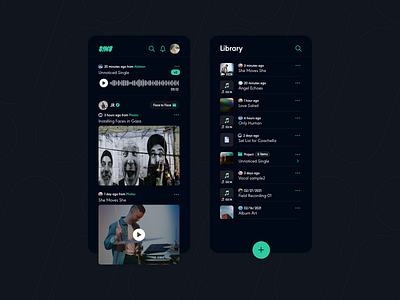 UI and Design For Musician / Artist App