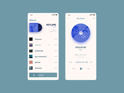 music app app ui