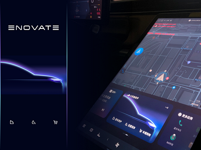 Hmi-Enovate-ME5&JD carwidget design-dark