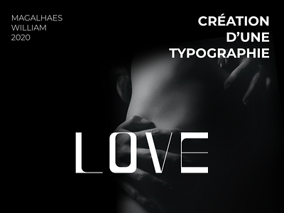 Love creative design illustration illustrator love typogaphy