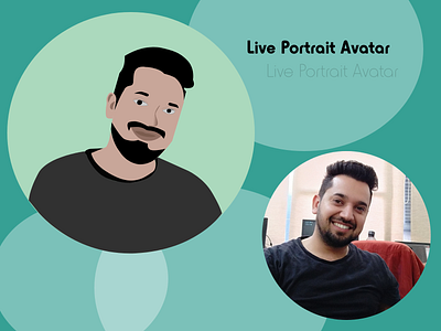 Live Portrait Avatar avatar avatardesign design illustration live portrait vector