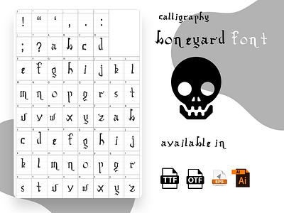 Boneyard regular Font