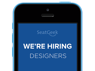 SeatGeek is Hiring hiring jobs seatgeek