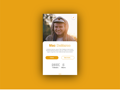 User Profile #DailyUi